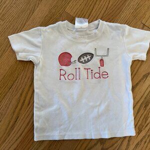 Blanke Boutique Roll Tide Applique Stitched Tshirt | Play Condition | 3T